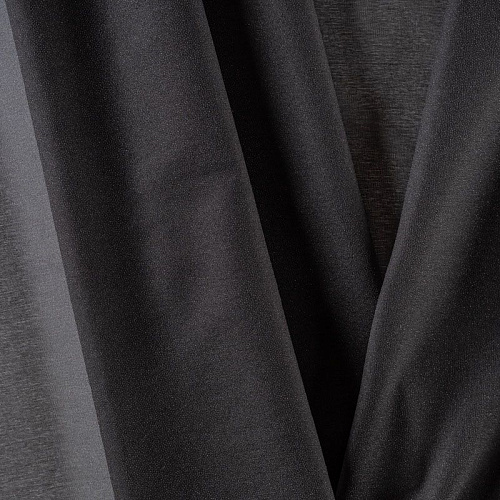 Дублерин эластичный клеевой DH6018-BLACK черный