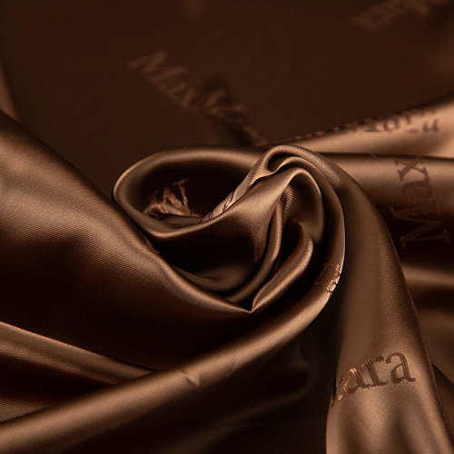 Вискоза жаккардовая Max Mara 009-20256 корица
