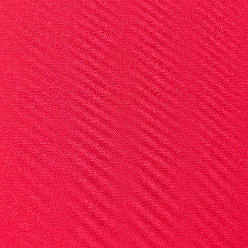 Креп-шифон 027-09863 кораллово-красный однотонный