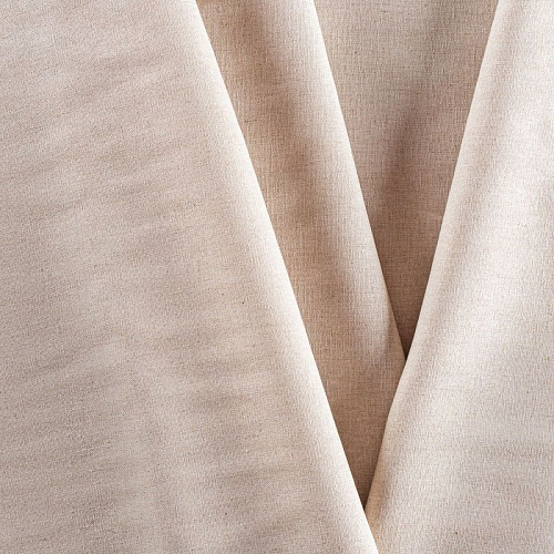 Лен натуральный 035-01392 белый песок однотонный
