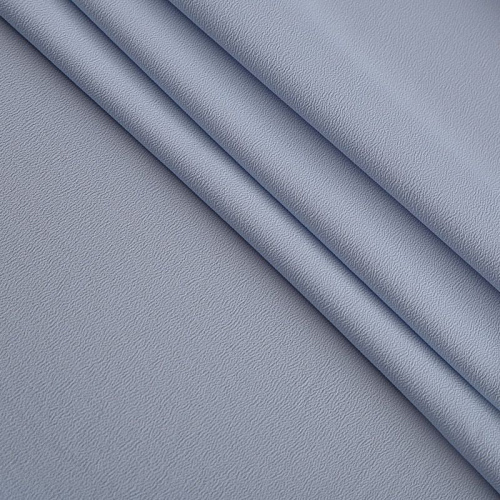 Крепдешин шелковый 028-14724 разбеленный серо-голубой однотонный