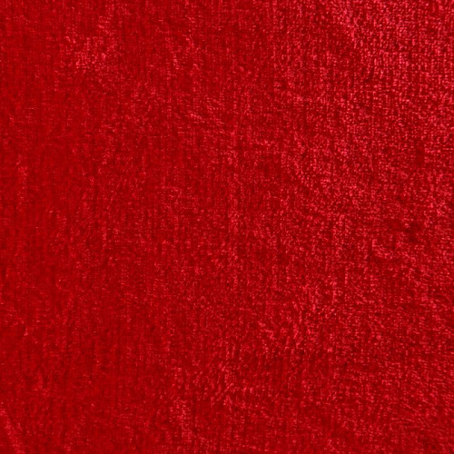 Флис-мех 061-09181 красный однотонный