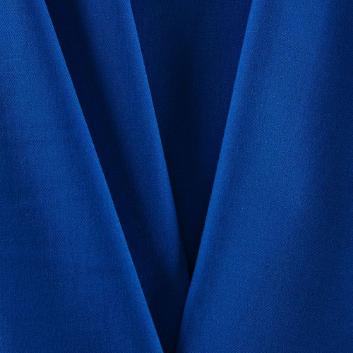 Ткань костюмная стрейч 025-15241 сине-голубой однотонный