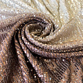 Ткань с пайетками К33-524 золотистый