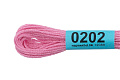 Нитки для вышивания Gamma мулине 8 м 0202 розовый
