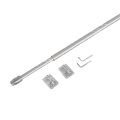 Мини-карниз Кафе d10 мм 60-100 см 163.513.84-60 матовое серебро