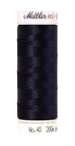 Нить для вышивания METTLER POLY SHEEN 200 м 3406-3344 полуночный синий