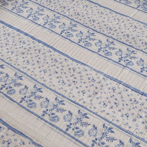 Батист с вышивкой Etro 003-16426 молочный принтованный