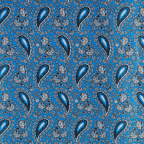 Бязь 007-00686 синий принтованный