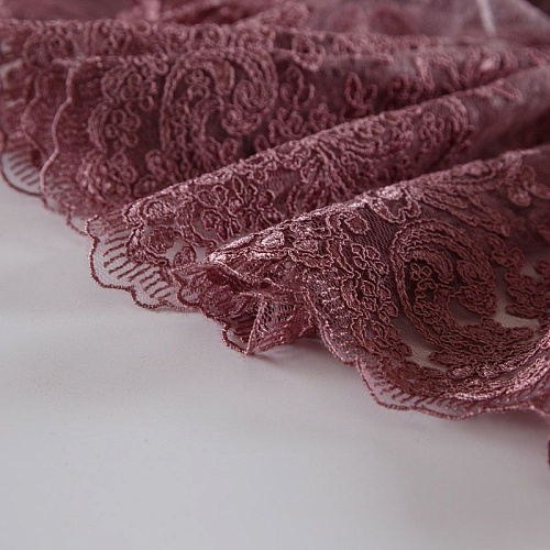 Гипюр 012-10942 лиловый